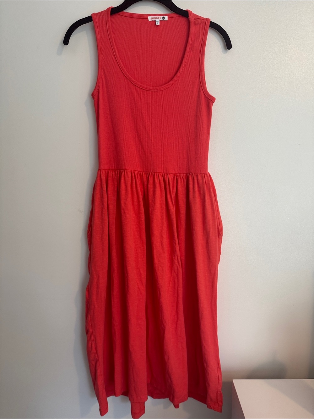 Anthropologie Sundry Mixed Media Dress